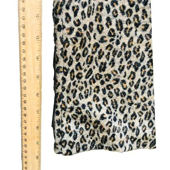 Zara Girls Fleece Leopard Trousers - Picture 5 of 8